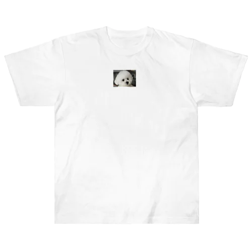 ビションフリーゼのセトくん　白目チラリ Heavyweight T-Shirt