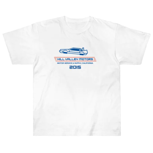 Hill Valley Motors ヘビーウェイトTシャツ