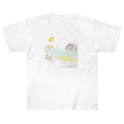 夏の海① Heavyweight T-Shirt