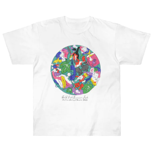 金魚たちの夏祭り 2022カラーモデル Heavyweight T-Shirt