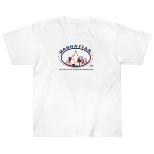 Manhattan 1626 Round Ver. Heavyweight T-Shirt