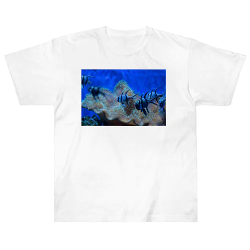 星空の魚 ヘビーウェイトTシャツ