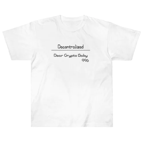 DecentralizedのヘビーウェイトTシャツ ヘビーウェイトTシャツ