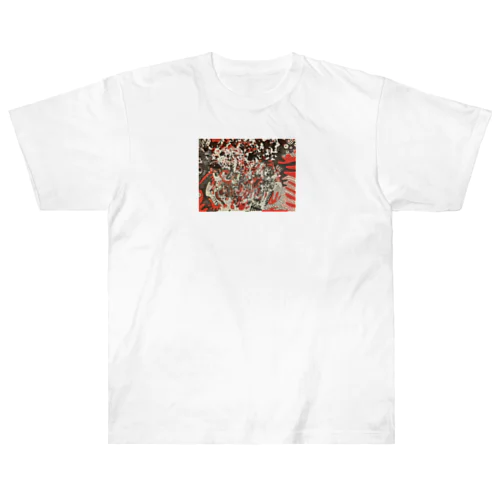 赤の世界 Heavyweight T-Shirt