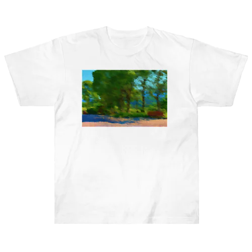 緑豊かな公園 Heavyweight T-Shirt