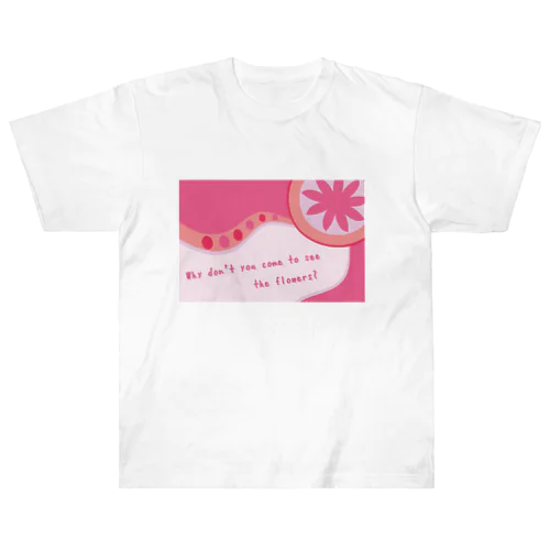 Flowers ヘビーウェイトTシャツ