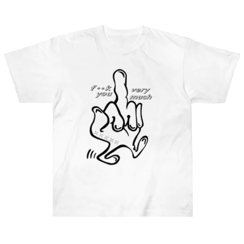 f＊＊k you very much Heavyweight T-Shirt