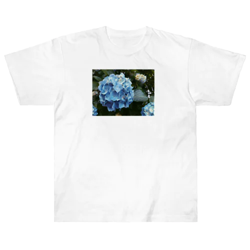 紫陽花(あお) Heavyweight T-Shirt