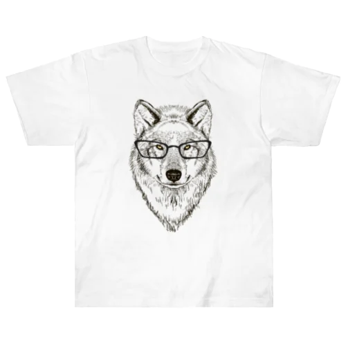 狼　-オオカミ- ヘビーウェイトTシャツ