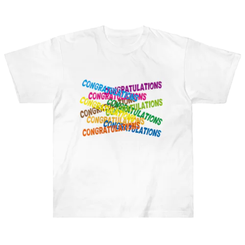 CONGRATULATIONS Heavyweight T-Shirt