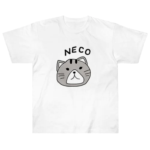 ねこ（NECO)　 ヘビーウェイトTシャツ