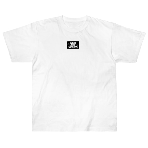 猫とカエル グラフィックTシャツ Heavyweight T-Shirt