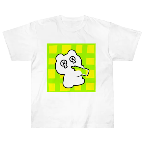 さけうまばたんきゅま ヘビーウェイトTシャツ