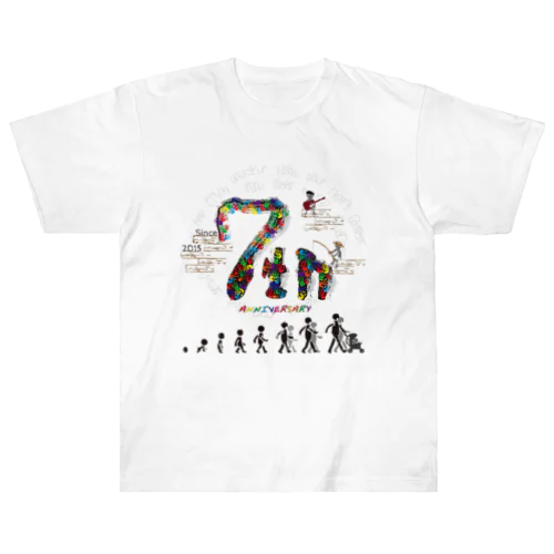 SEVEN'S ROOM7周年グッズ ヘビーウェイトTシャツ