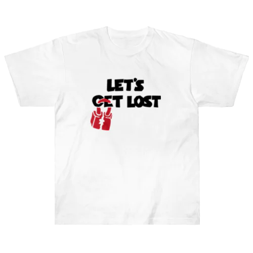 Let's Get Lost ヘビーウェイトTシャツ