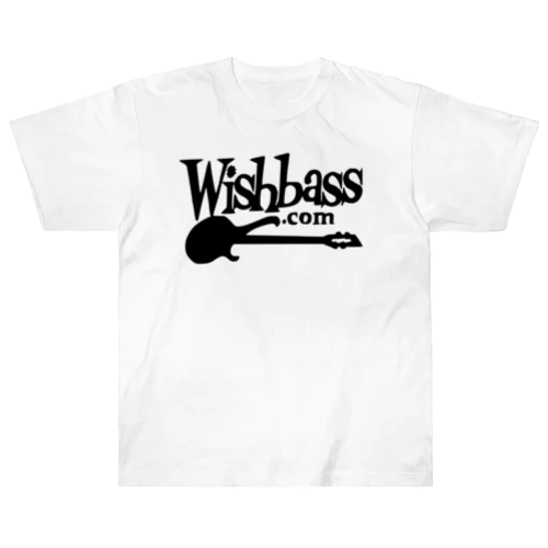 Wishbass Tee (Black Logo) Heavyweight T-Shirt