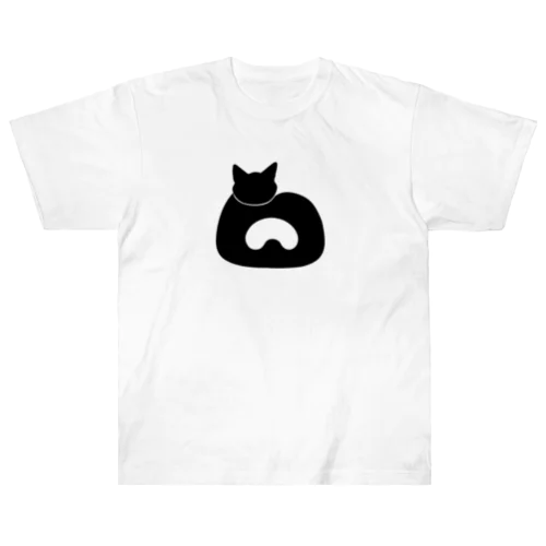 SLEEPING CAT by AI DESIGNER ヘビーウェイトTシャツ