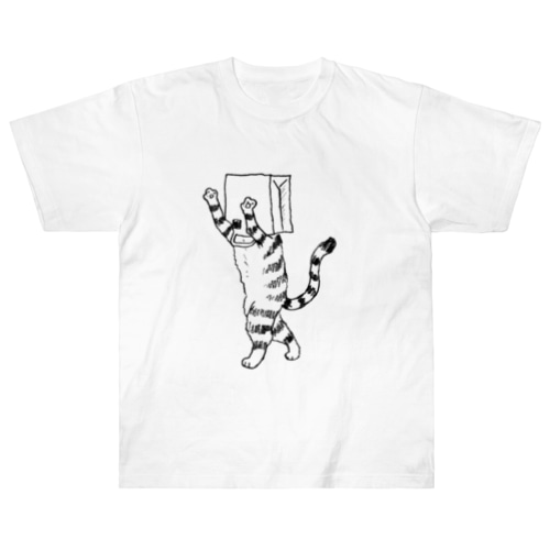 ふくろねこ（ねこかもいぬかも） Heavyweight T-Shirt