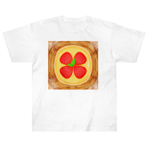 イチゴとキウイのデニッシュ Heavyweight T-Shirt