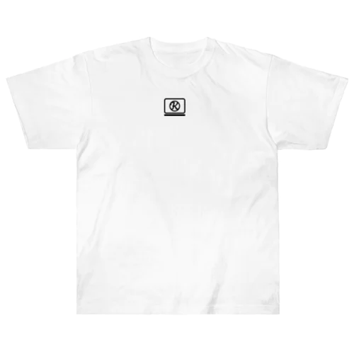 イニシャル「K」ー こんたホームページ製作所 Heavyweight T-Shirt