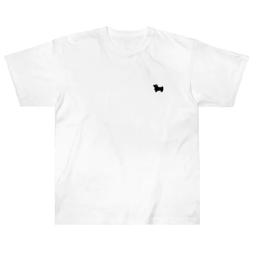 ドット絵ノーフォークテリア Heavyweight T-Shirt