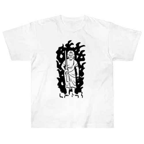 不動明王（ふどうみょうおう、梵: अचलनाथ acalanātha） Heavyweight T-Shirt