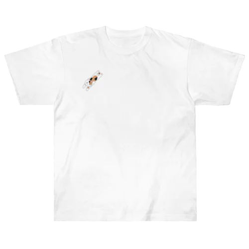 空飛ぶ猫 Heavyweight T-Shirt