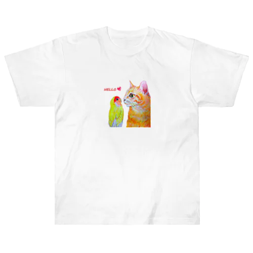 hello my friend  ヘビーウェイトTシャツ