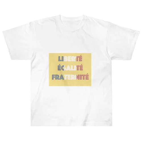 Liberté Égalité Fraternité ヘビーウェイトTシャツ