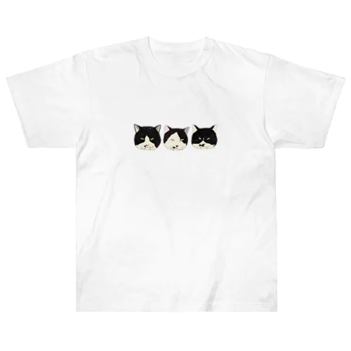 TEAMほくろ猫 ヘビーウェイトTシャツ