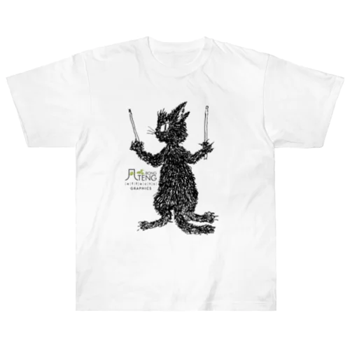 RockCat blacky ヘビーウェイトTシャツ