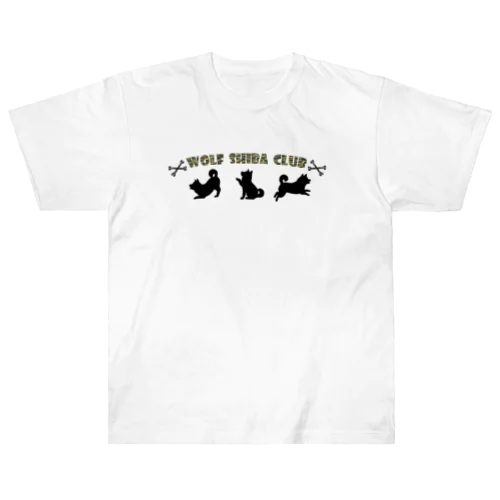 ウルフ柴犬 Heavyweight T-Shirt