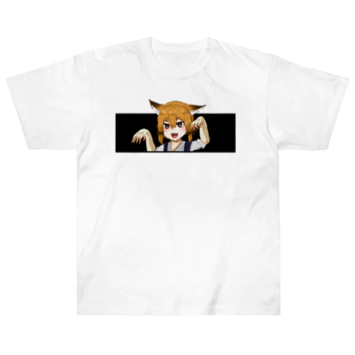 キツネ娘 ヘビーウェイトTシャツ