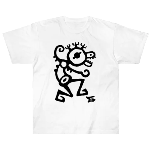 【踊る記号の人】グッズ Heavyweight T-Shirt