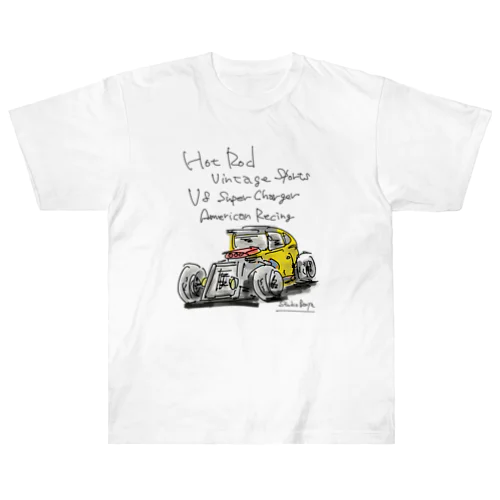 ホットロッド　アメリカンスポーツ Heavyweight T-Shirt