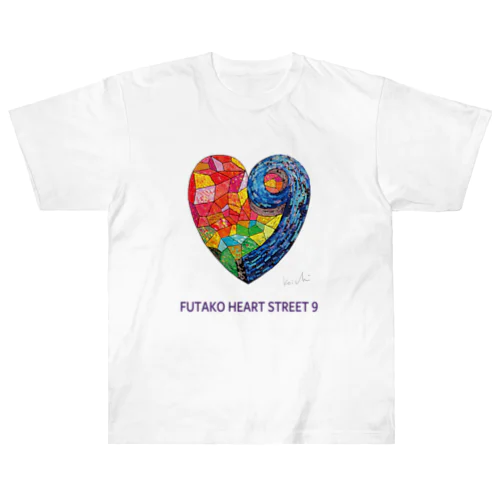 FUTAKO HEART STREET 9  Heavyweight T-Shirt