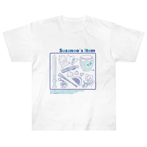 Susanoo's item (青×水) ヘビーウェイトTシャツ