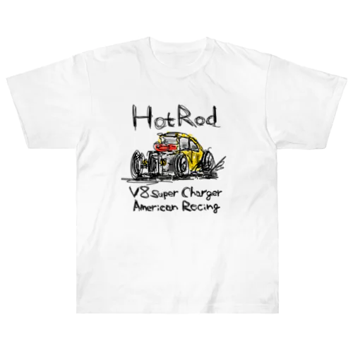 ホットロッド　線 Heavyweight T-Shirt