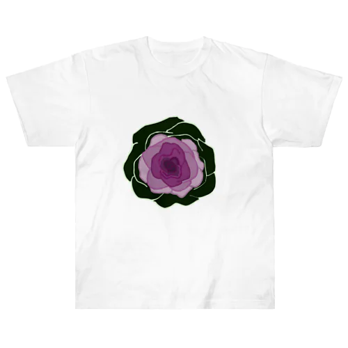 flowering kale 1 ヘビーウェイトTシャツ