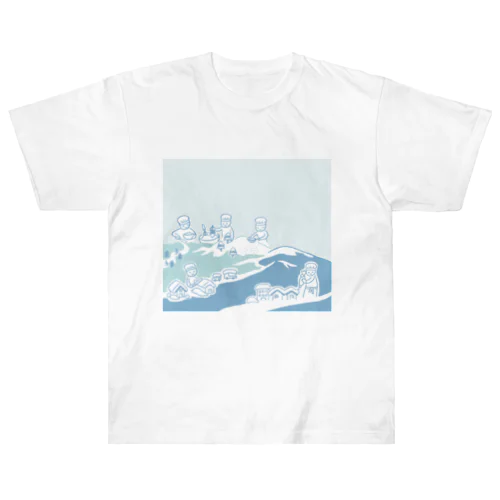 冬のデコレーション ヘビーウェイトTシャツ