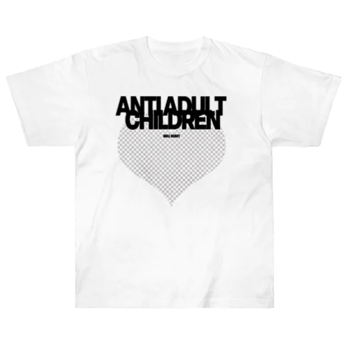 ANTI ADULT CHILDREN/NULL HEART HEAVY OZ TEE Heavyweight T-Shirt