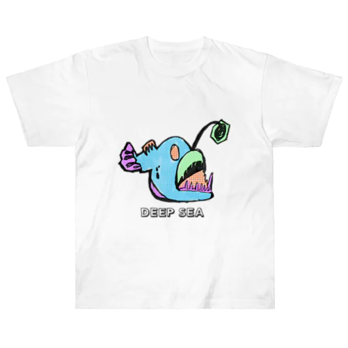 ちょうちんあんこう【深海魚シリーズ】DEEPSEA Heavyweight T-Shirt