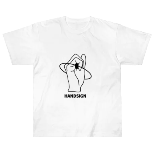 HANDSIGN ヘビーウェイトTシャツ