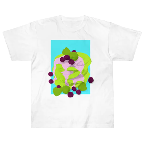 PANCAKE-GREEN ヘビーウェイトTシャツ