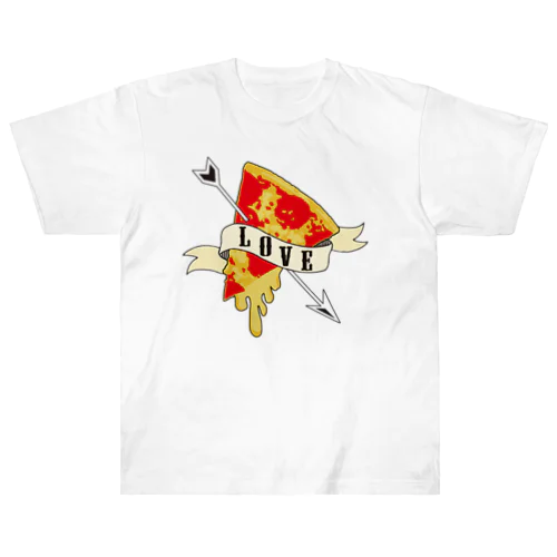 LOVE PIZZA ヘビーウェイトTシャツ