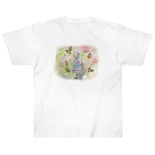 葦笛の踊り Heavyweight T-Shirt