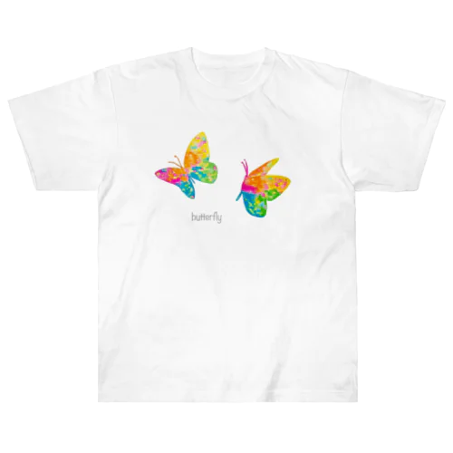 butterfly ヘビーウェイトTシャツ