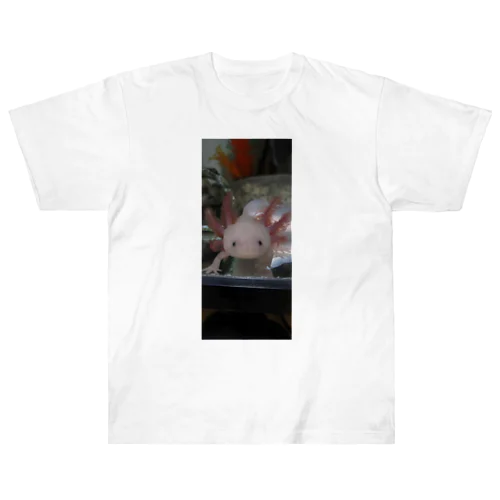 ウーパールーパー　サンゴ Heavyweight T-Shirt