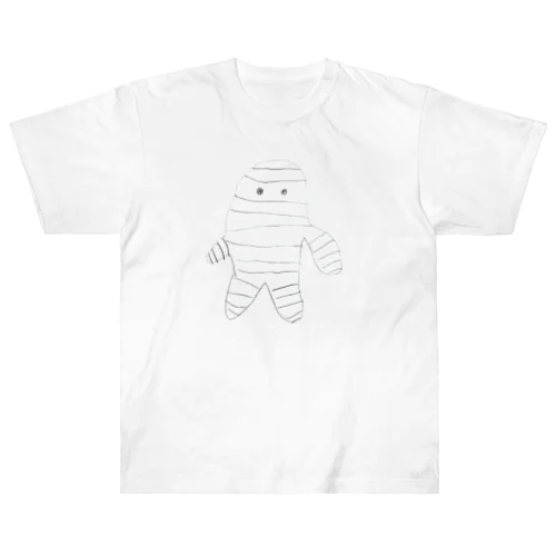 ミイラ男（5歳児作） ヘビーウェイトTシャツ