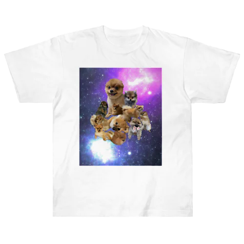 宇宙犬 ヘビーウェイトTシャツ